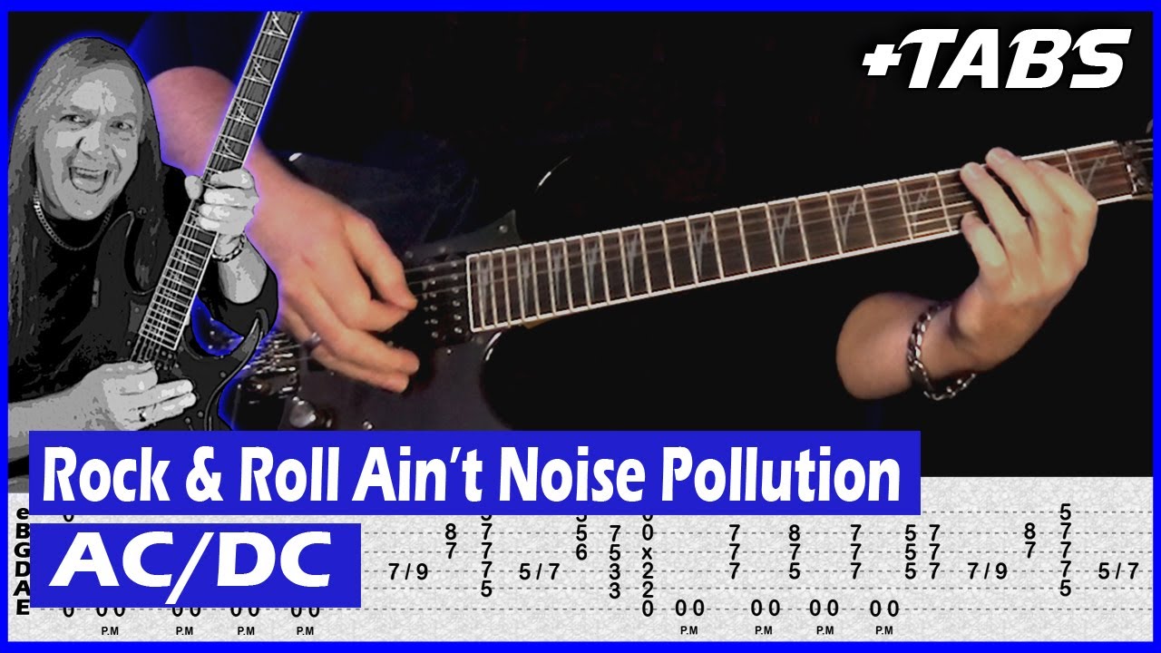 Rock And Roll Aint Noise Pollution Guitar Lesson