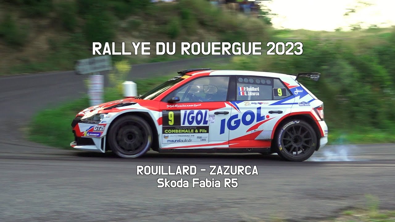Patrick Rouillard Rallye du Rouergue 2023 Skoda Fabia R5 