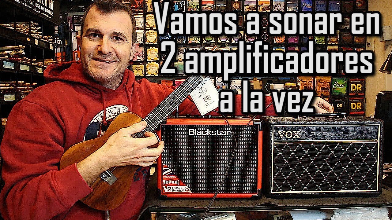 Cómo sonar en 2 amplificadores a la vez