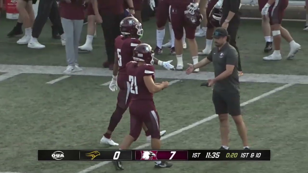 August 24, 2024 - USports Football - Laurier Golden Hawks @ McMaster Marauders