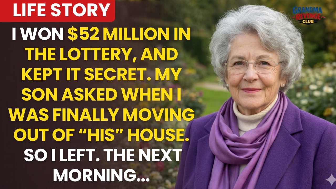 I Won $52 Million in the Lottery and Kept It a Secret. My Son Told Me to Move Out—So I Left