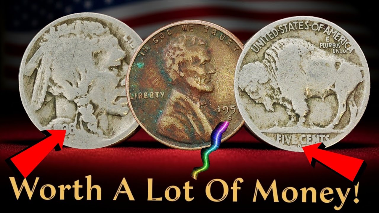 Top 5 Most Valuable Rare US Coins Hiding in Your Pocket! 💰 Wheat Pennies & Buffalo Nickels.