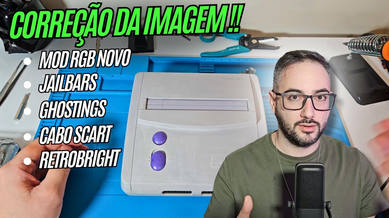 Corrigi os principais defeitos do SNES Baby – e a imagem ficou top!