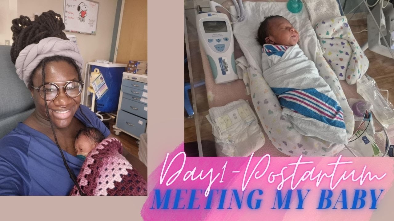 MEETING OUR BABY FOR THE FIRST TIME | FIRST 24 HOURS AFTER BIRTH | C-SECTION RECOVERY  | POSTPARTUM