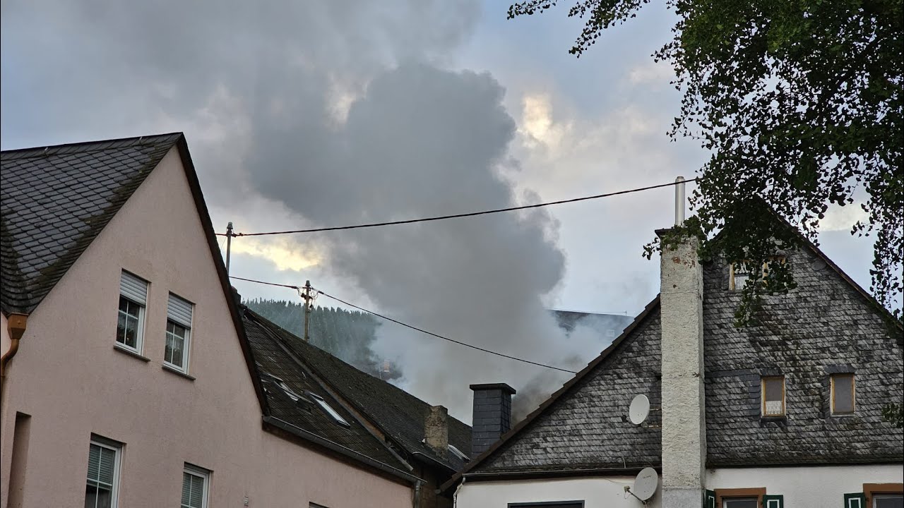Ein Toter bei Gebäudebrand in Ürzig 29.08.2023