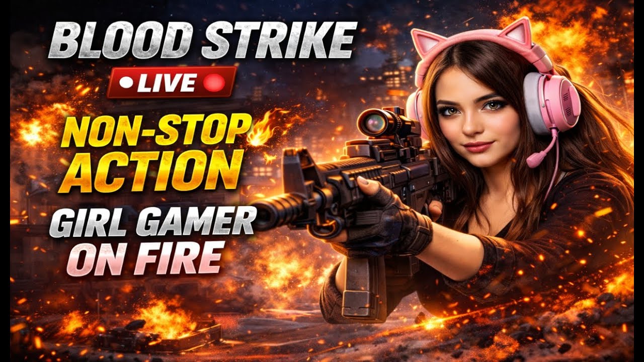 Competitive Blood Strike🔥Girl Gamer POV | Blood Strike Live 🔴 