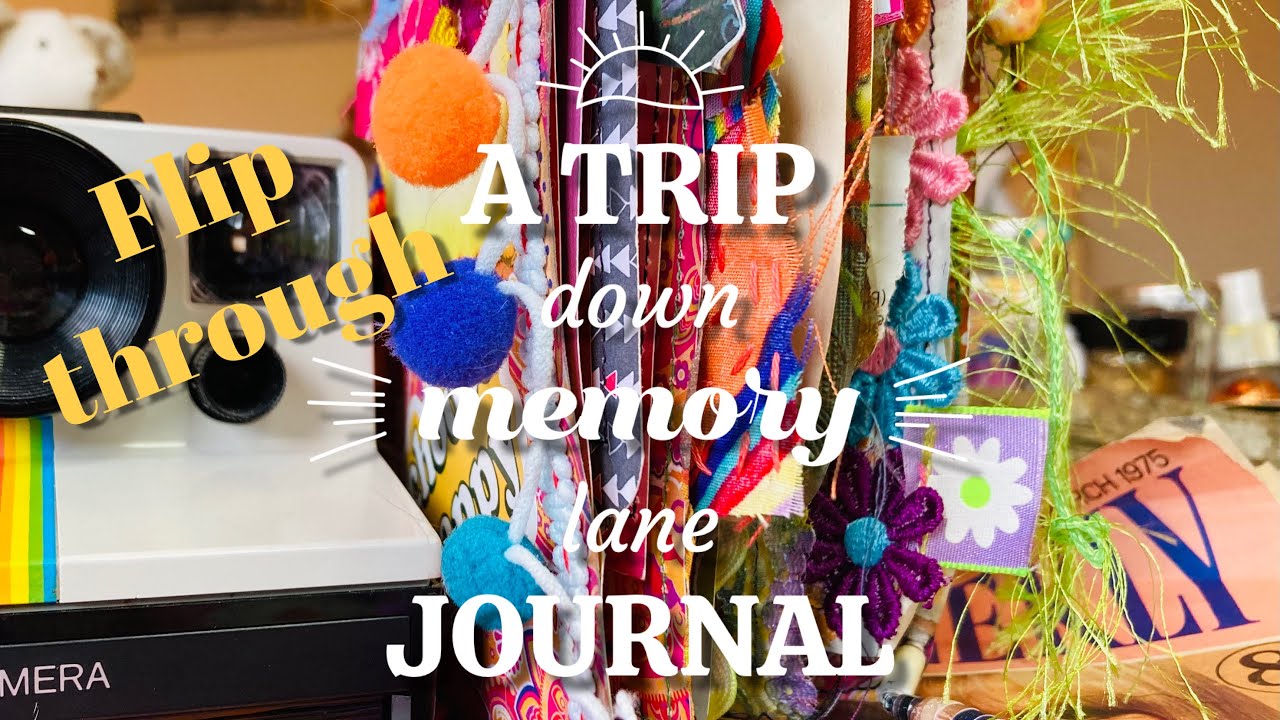 #howto  journal memory keeping  nostalgic flip through 60’s 70’s retro vibe #flipthroughfriday