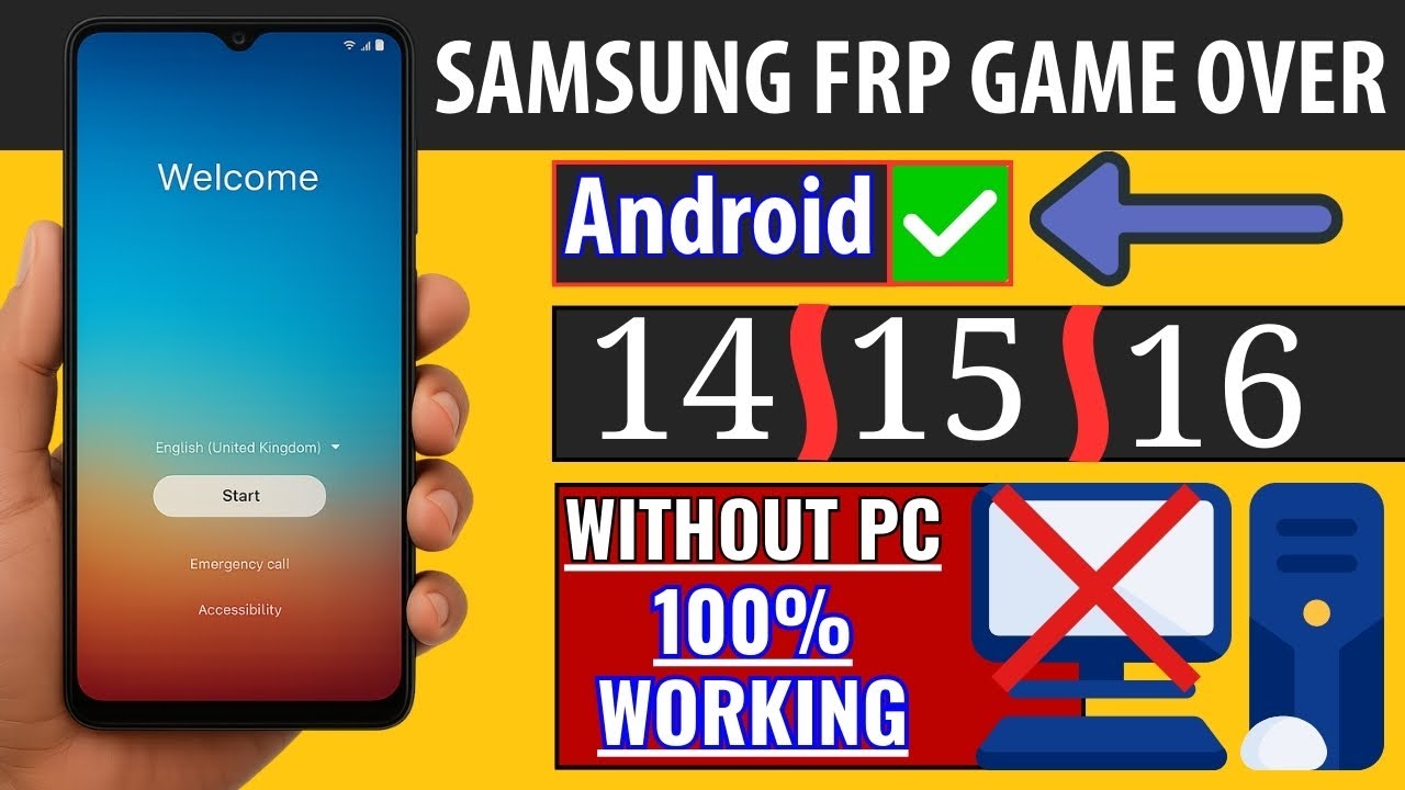 🚀 Samsung FRP Bypass 2026 New Method | Android 14&ndash;16 | No PC | Easy & Fast