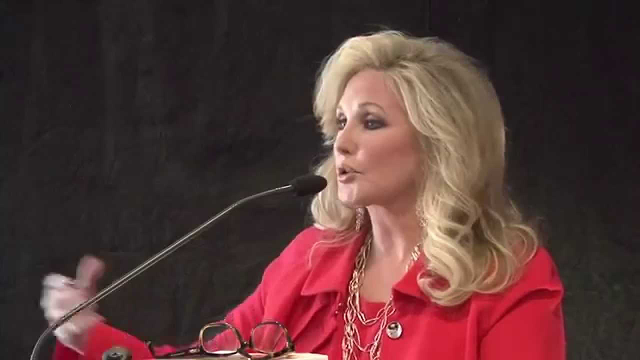 Morgan Fairchild at the Solve M.E.  IOM briefing