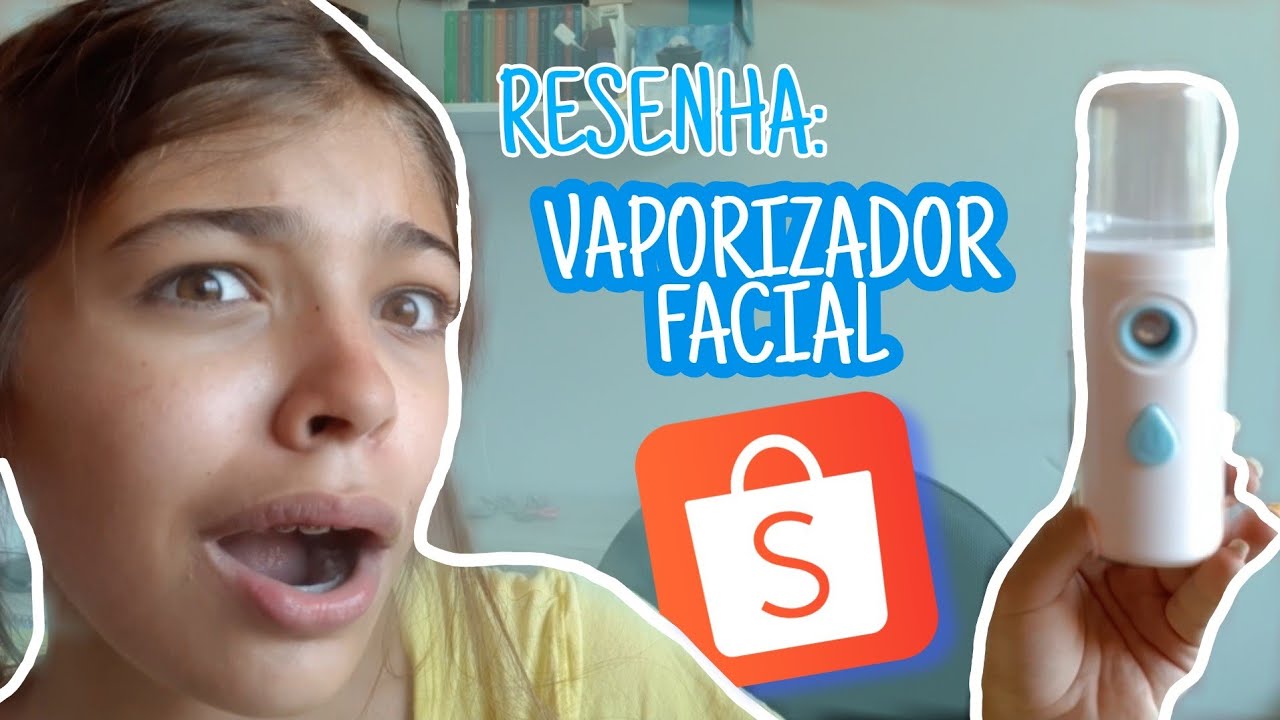 RESENHA do VAPORIZADOR FACIAL da SHOPEE- #RESENHEI
