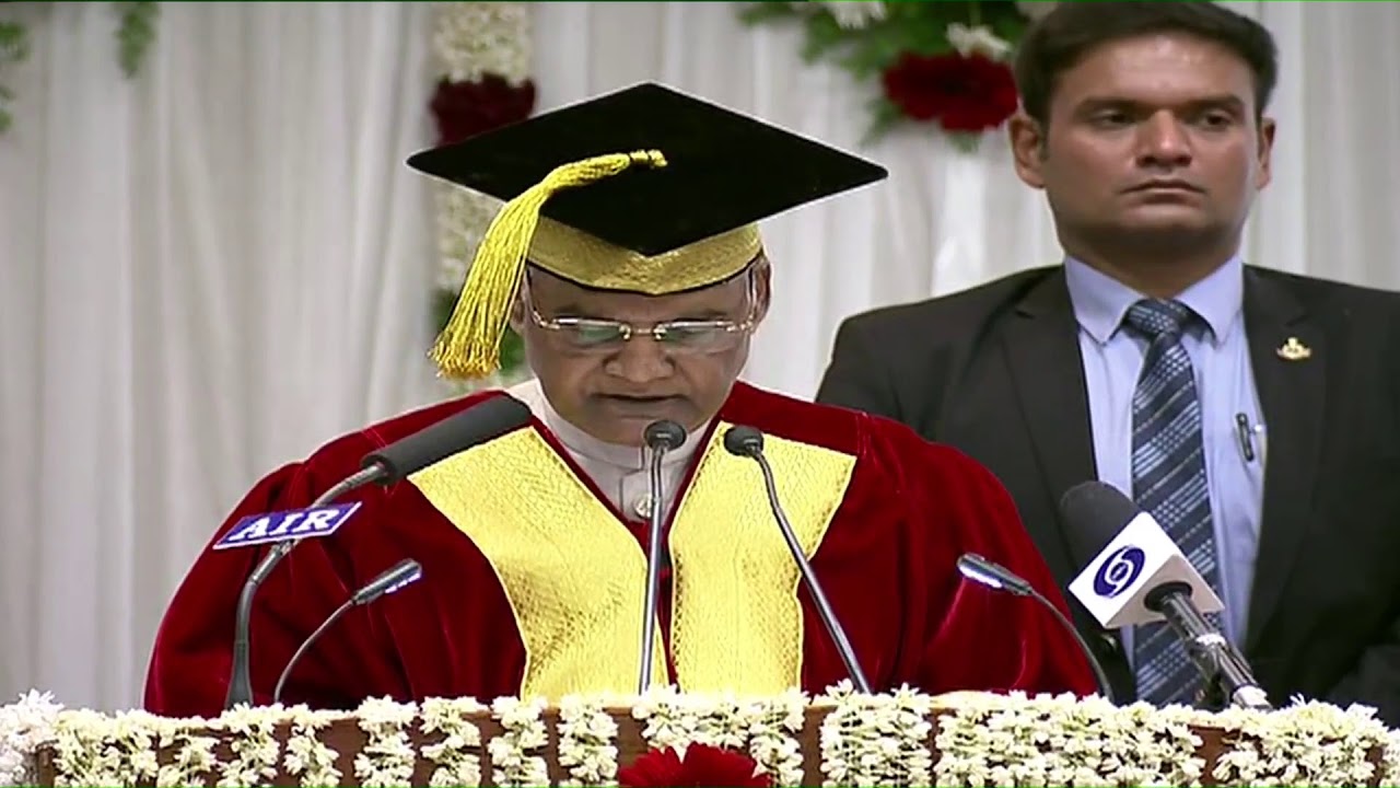 President Kovind attends the 27th Annual Convocation of the Pondicherry University