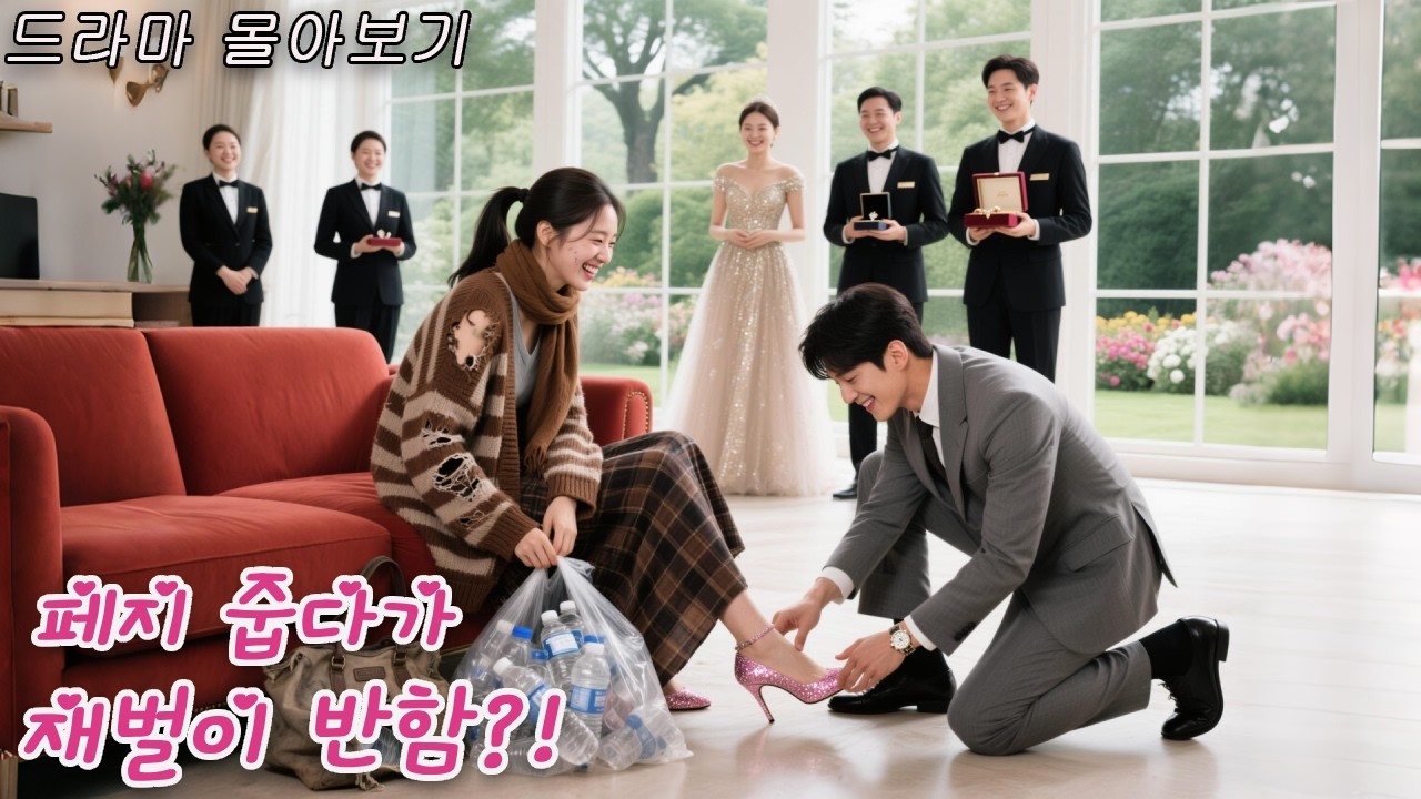 🤩페지 줍는 그녀는 대표를 구하기 위해 뜨거운 하룻밤을 보냈다😲그녀가 자신의 해독제라는 소식을 듣고 그녀를 집으로 데려와 사랑했다! 