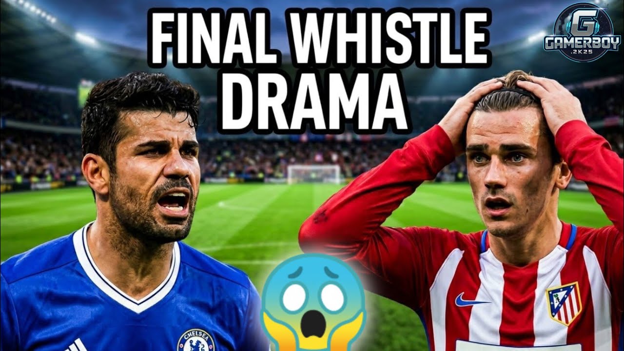 FIFA 17 | Челси против Атлетико Мадрид | Напряжение до самого финального свистка! ⚽🔥