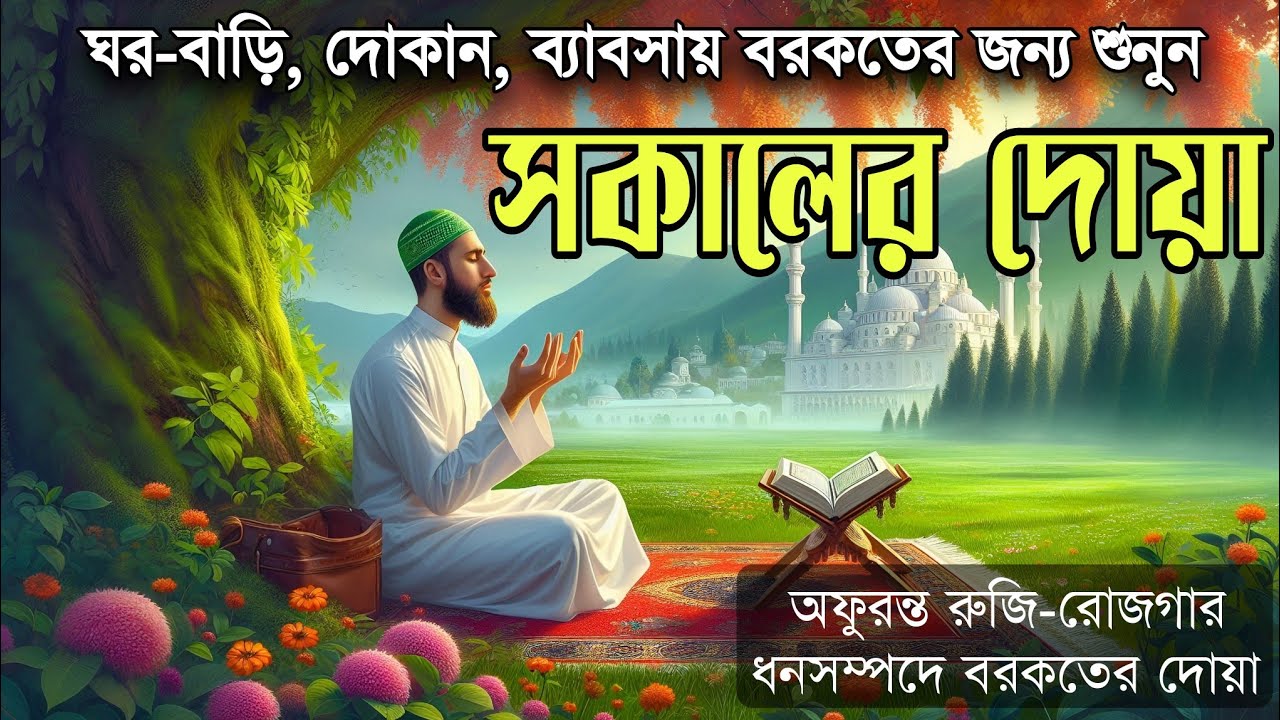 সকালটা শুরু হোক হৃদয় শীতল করা বরকতময় আয়াত দিয়ে। সকালের দোয়া ও জিকির । Morning Dua Full by Alaa Aqel