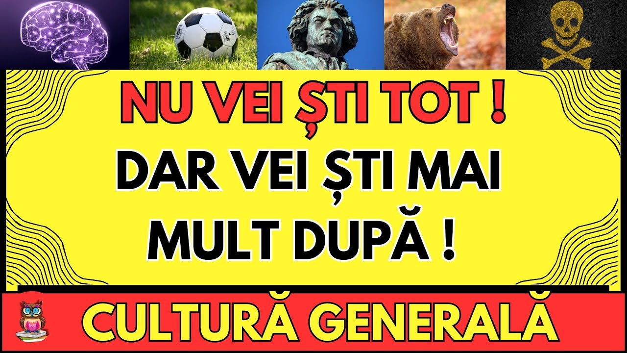 💡50 de întrebări.⚡️Fiecare e o oportunitate să înveți ceva nou!#culturagenerala #intrebari #educatie