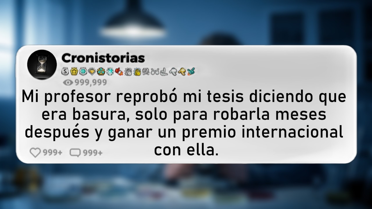 Mi Profesor Dijo que mi Tesis era BASURA, pero Ganó un Premio con Ella (Venganza) #venganza