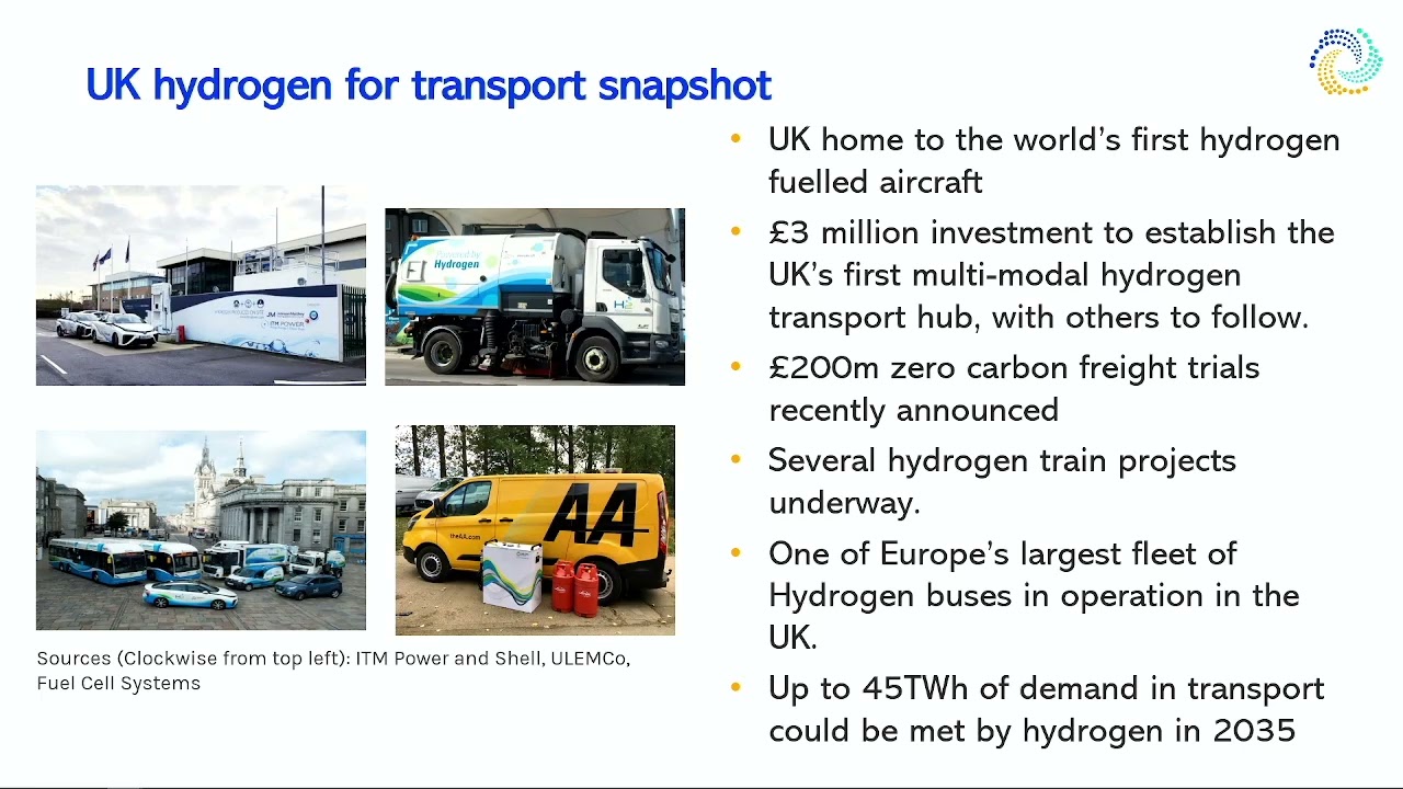 Hydrogen in the United Kingdom and in Scotland: Update and Opportunities