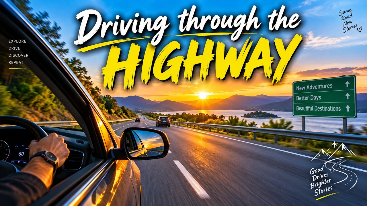 Punjab Highway Drive 🇮🇳🚗🛣️ | 1 Hour Journey Through India #Driving