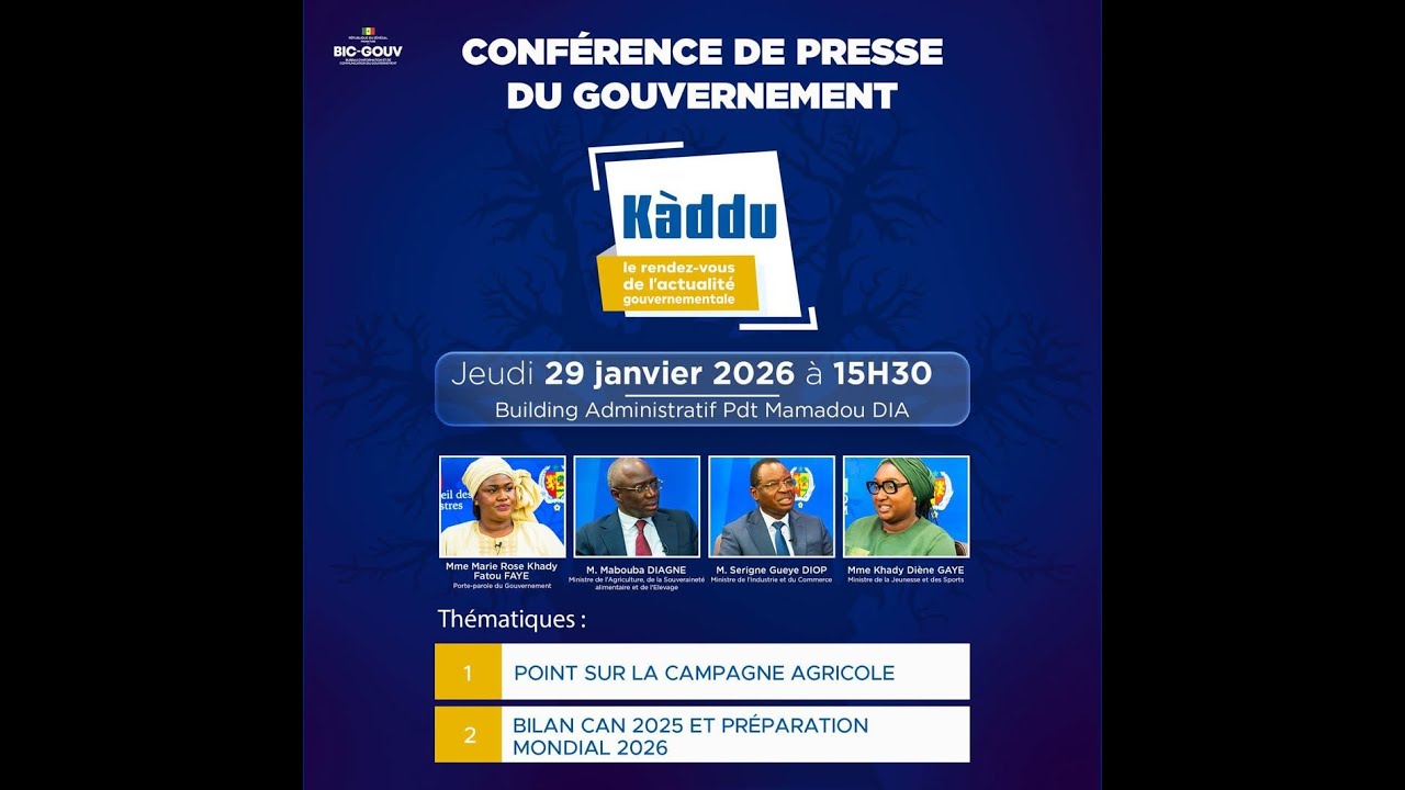 🔴[ DIREC: # Crise universitaire : le gouvernement face à la presse .