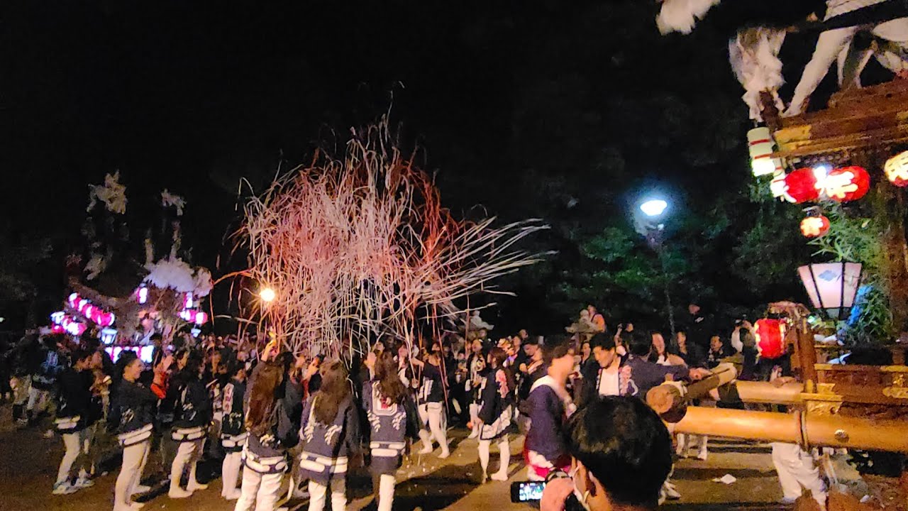 令和5年   宝塚市  安倉住吉神社 秋祭り   上安倉・安倉南 宮入
