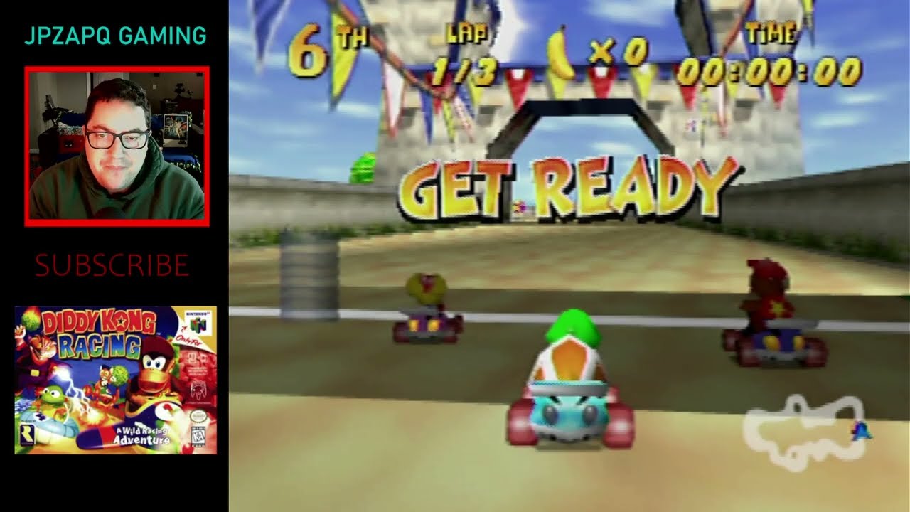 Гонки Дидди Конга | Пот, вызванный яростью - Испытание с монетами на оригинальной консоли Nintend...