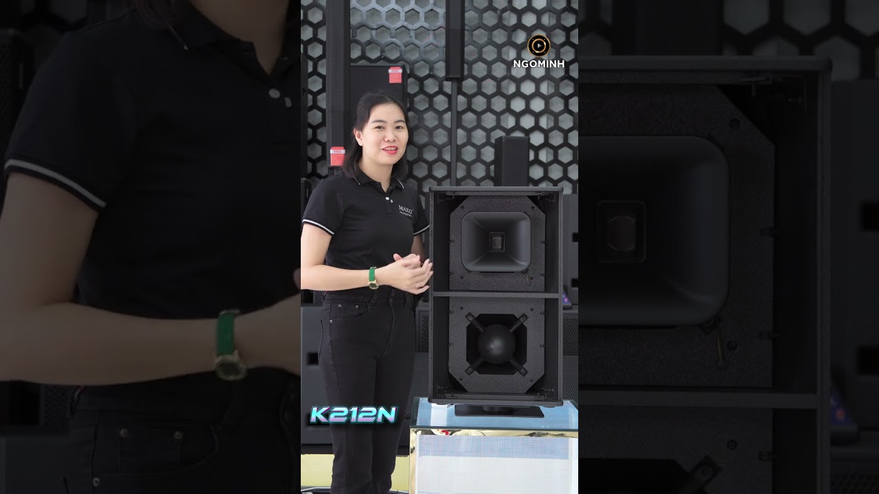 Ngô Minh khui siêu phẩm loa hỏa tiễn K212N nhập khẩu chính hãng MAXO | Ngô Minh Audio