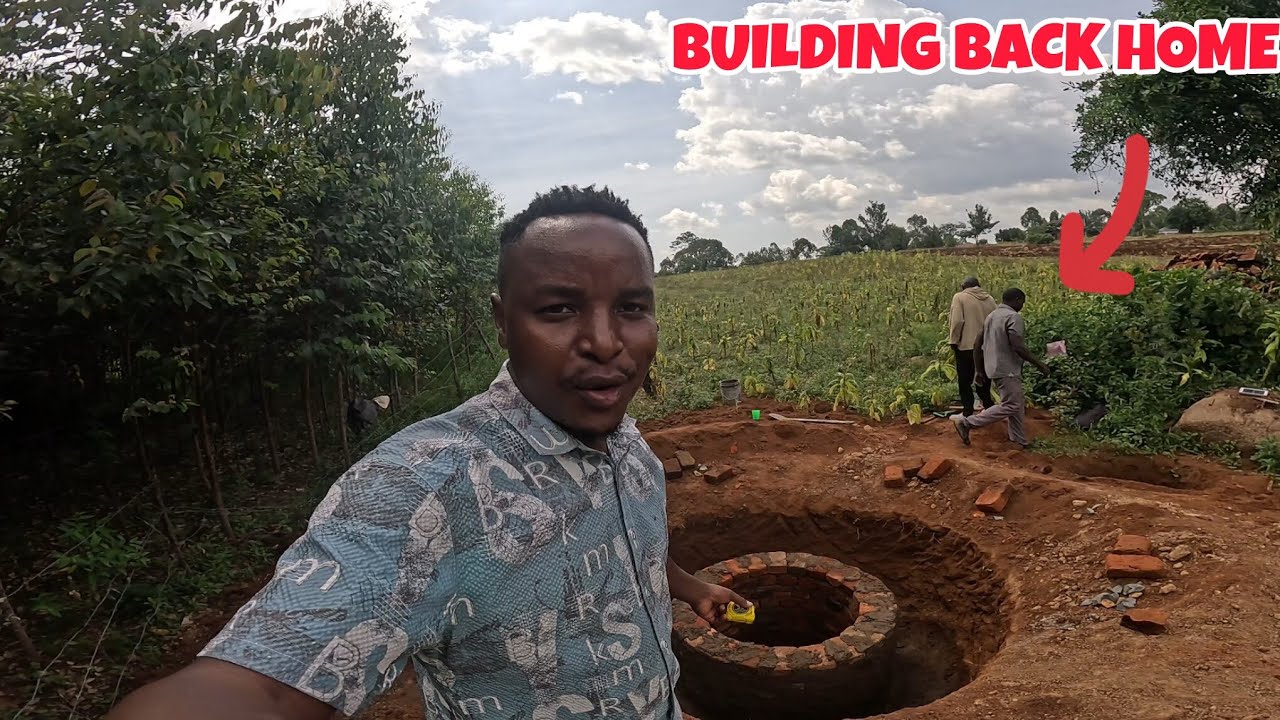 She Is in the USA 🇺🇸 But She’s Building Her Dream Home in the Village 🇰🇪 | Step 1 Done || 