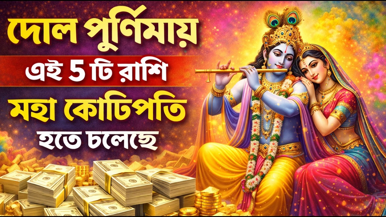 কি ভাবে জেনেনিন দোল পূর্ণিমায় এই ৫টি রাশি মহা কোটিপতি হতে চেলেছে || how you become a rich .