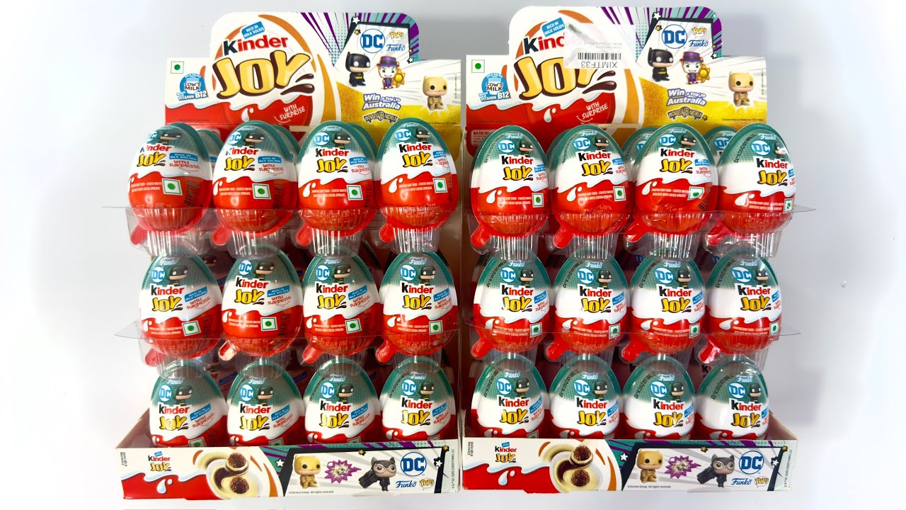 DC Kinder Joy Unboxing || Satisfying Unpacking Of Surprise Eggs || Kinder Eggs ASMR Opening 