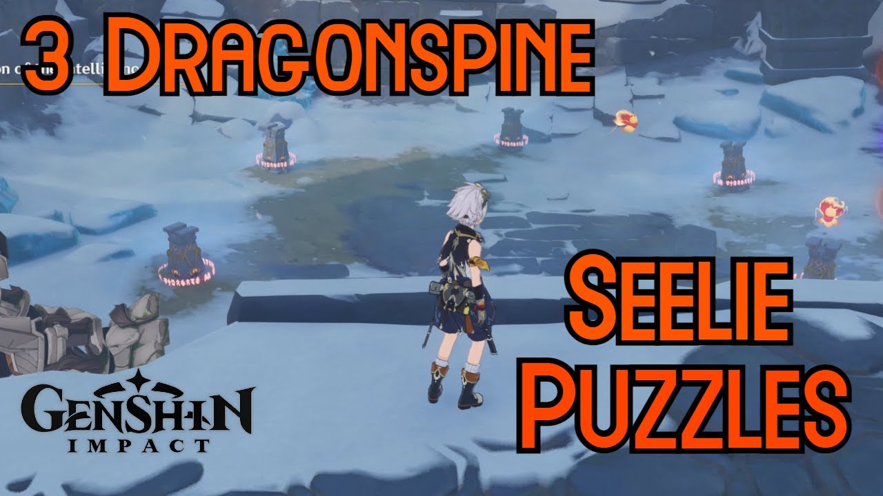 3 головоломки и решения Dragonspine Seelie — Genshin Impact