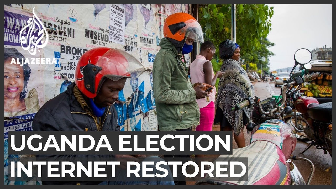 Uganda vote: Internet partially restored but social media blocked