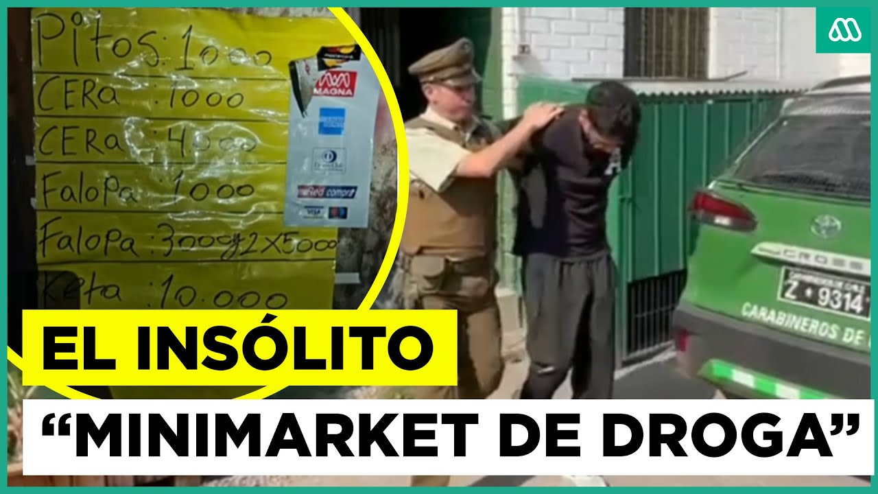 Minimarket de la droga: Sujetos tenían lista de precios publicados para distintas sustancias