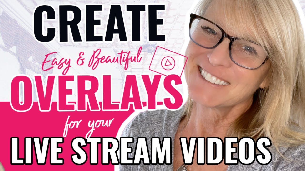 How to Create a Branded Overlay for Live Stream Videos | Canva and Streamyard Tutorial