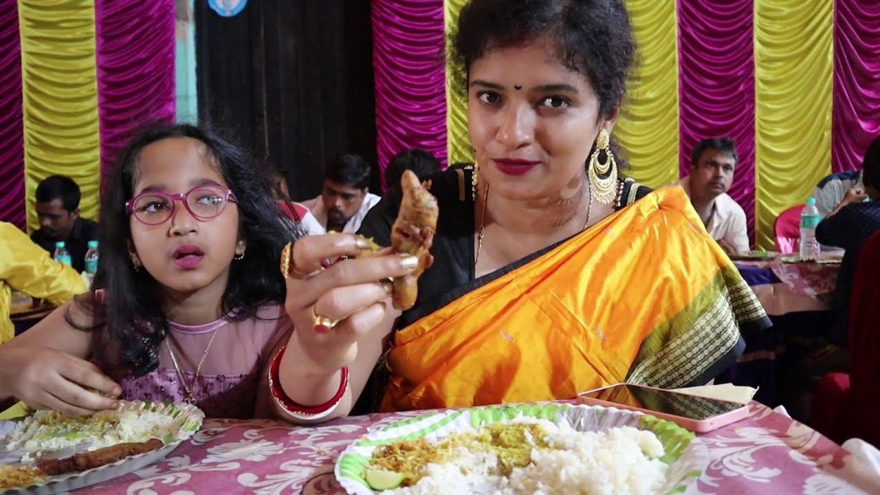 Suvo Uponayan e Bhuri Bhoj | Rice | Veg Dal | Topse Fish Fry | Potol Chingri | Pabda | Katla Kalia