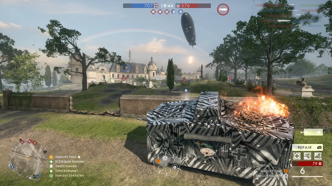 Battlefield 1: Conquest gameplay (No Commentary)