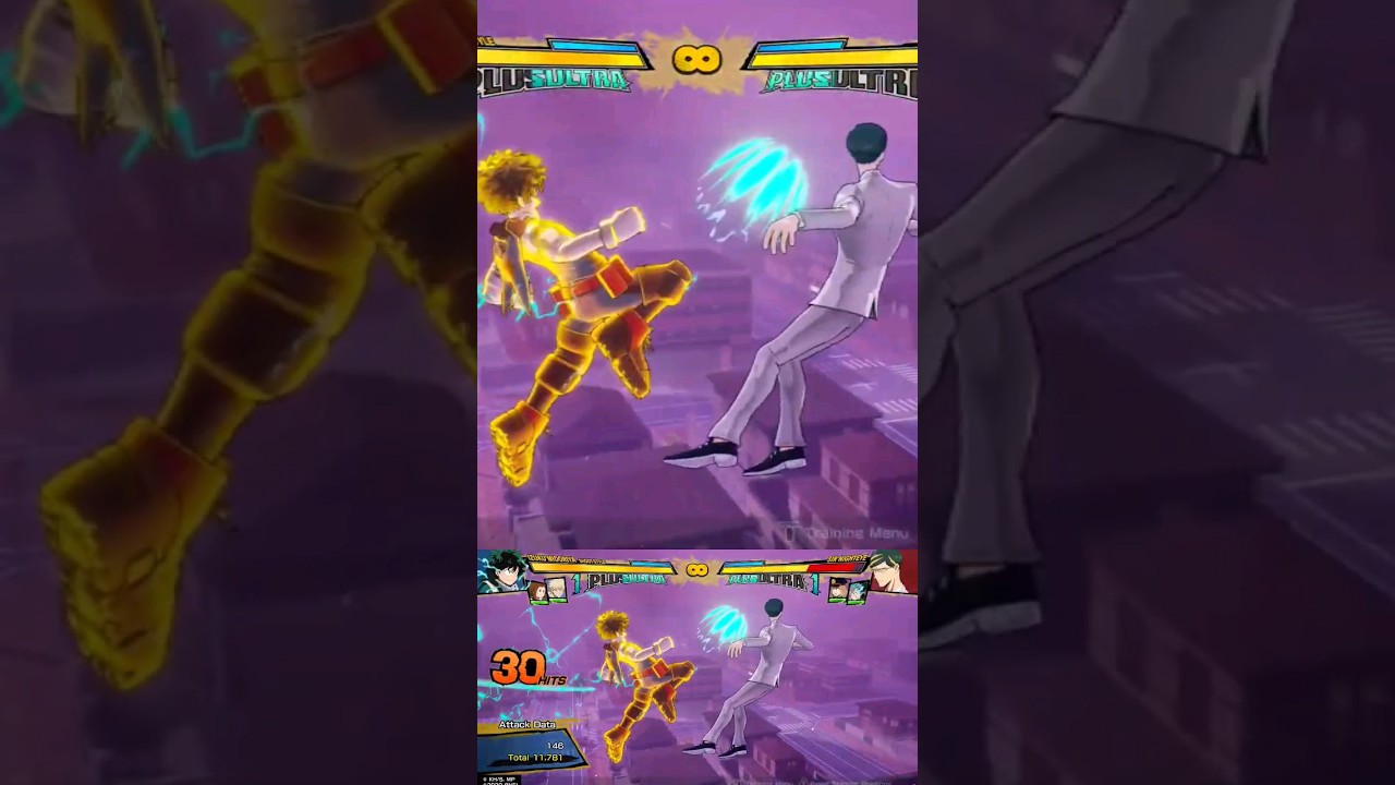 MHOJ2 DEKU Shoot style Combo #anime #myheroacademia #deku #gaming #bnha