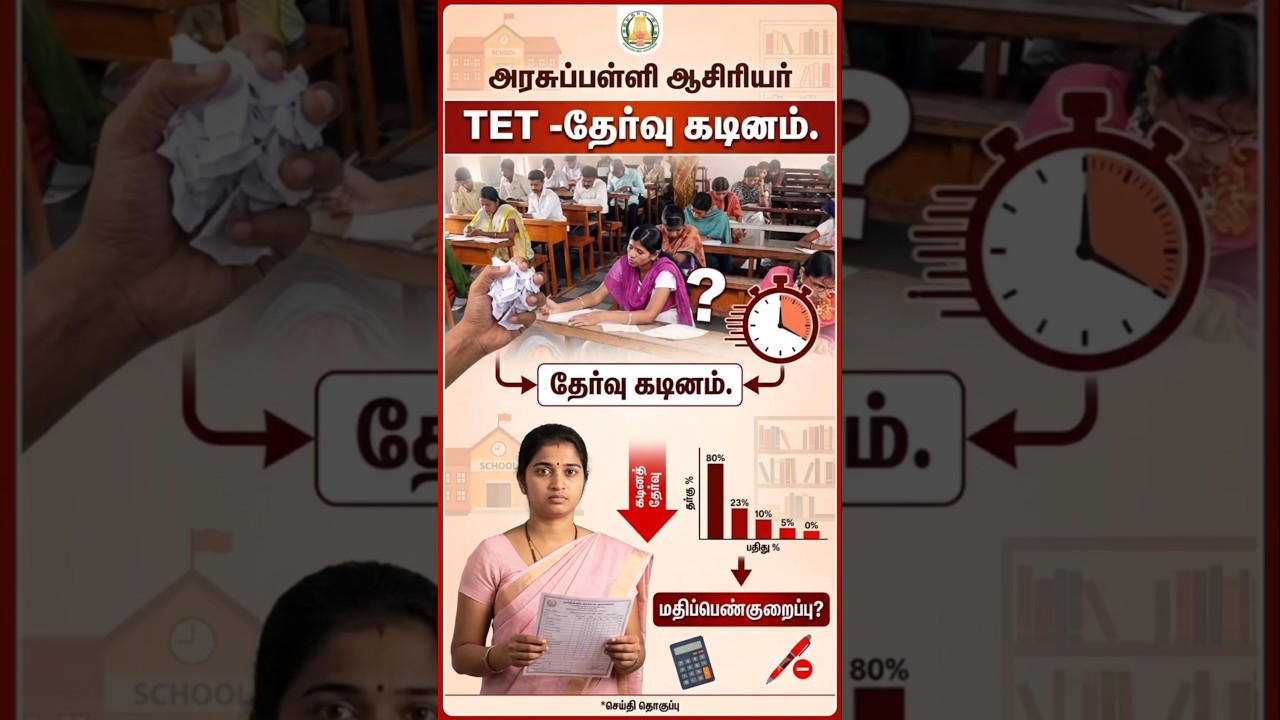 TET மதிப்பெண் குறைப்பு? #shortsvideo
