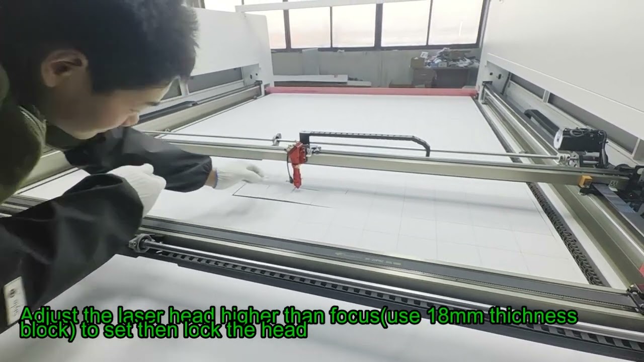 Tutorial Installation Operation Camera Version Fabric Laser Cutting Machine     