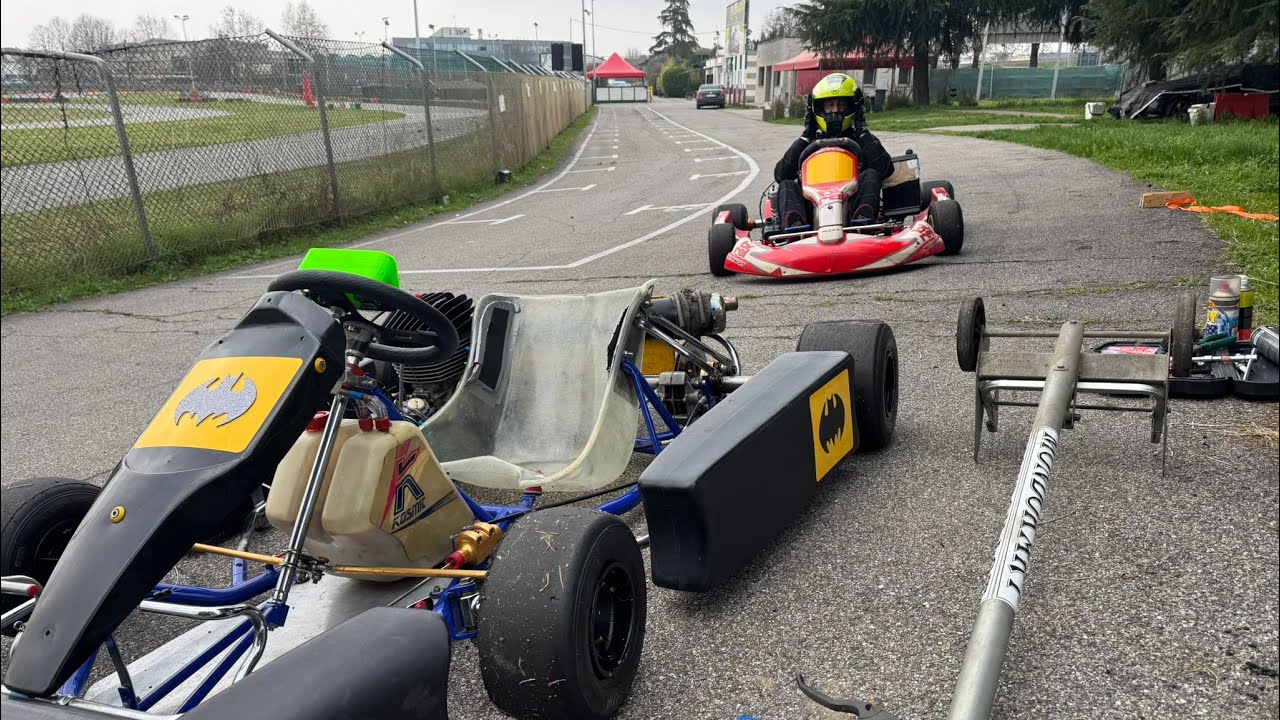 Kart 100 iame mag 95 contro Vortex 100 liquido pista big kart Rozzano parte 2