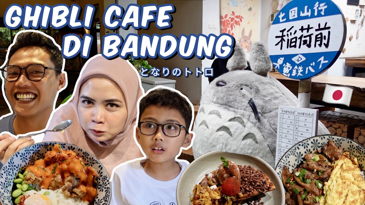 PECINTA ANIMASI GHIBLI PASTI BETAH DI CAFE INI!