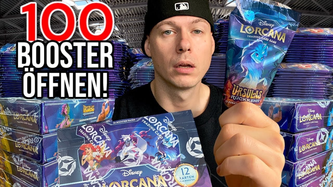 100 Disney Lorcana Booster öffnen.. 🤯 (Was ziehen wir?)