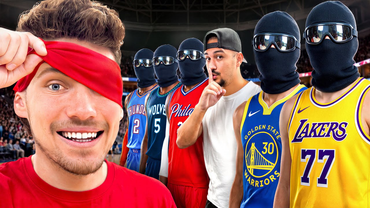 5 Real NBA Players vs. 1 Fake NBA Player