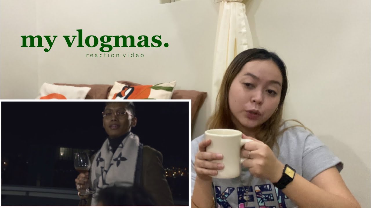 VLOGMAS &bull; REACTION VIDEO - &ldquo;Atin&rdquo; | Tine Balcobero