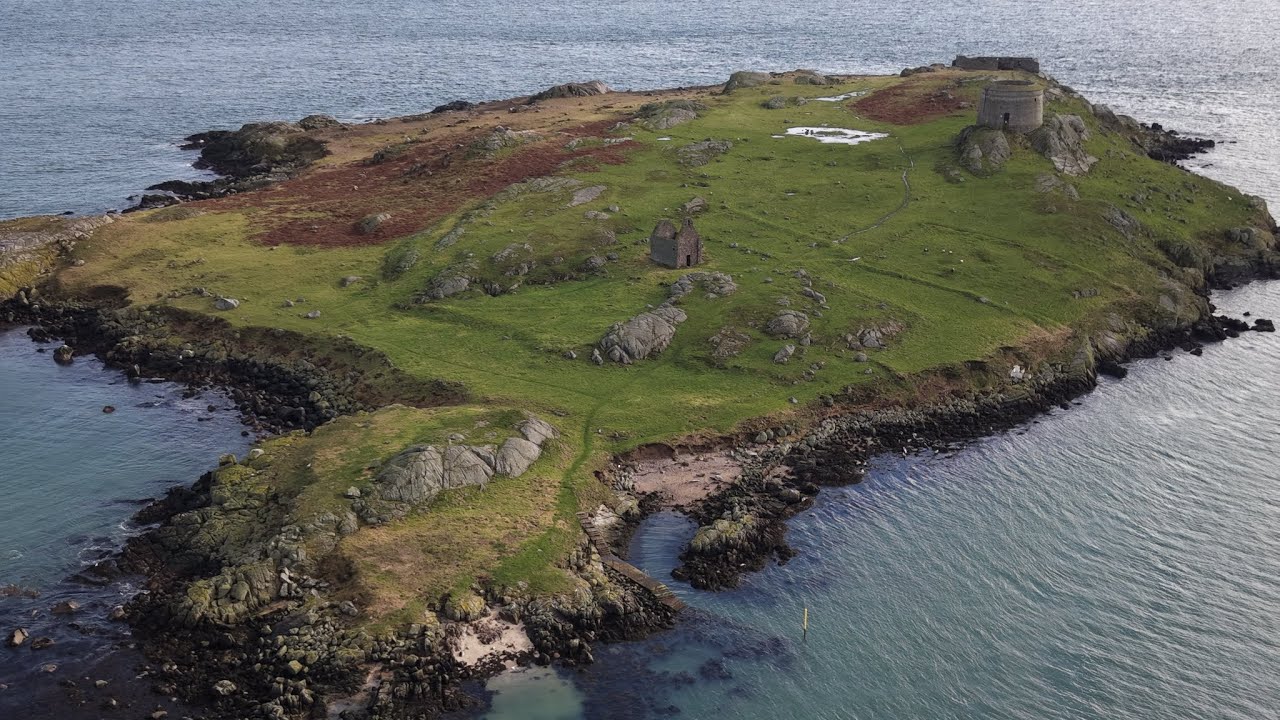 My first @DJI flight. Dalkey island 
