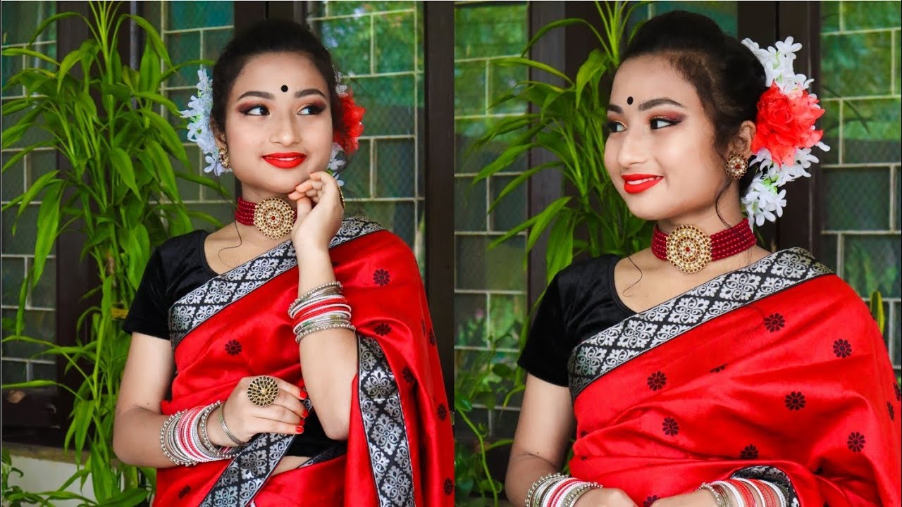 Assamese Wedding Guest Makeup Look | Makeup Tutorial | Traditional Wear