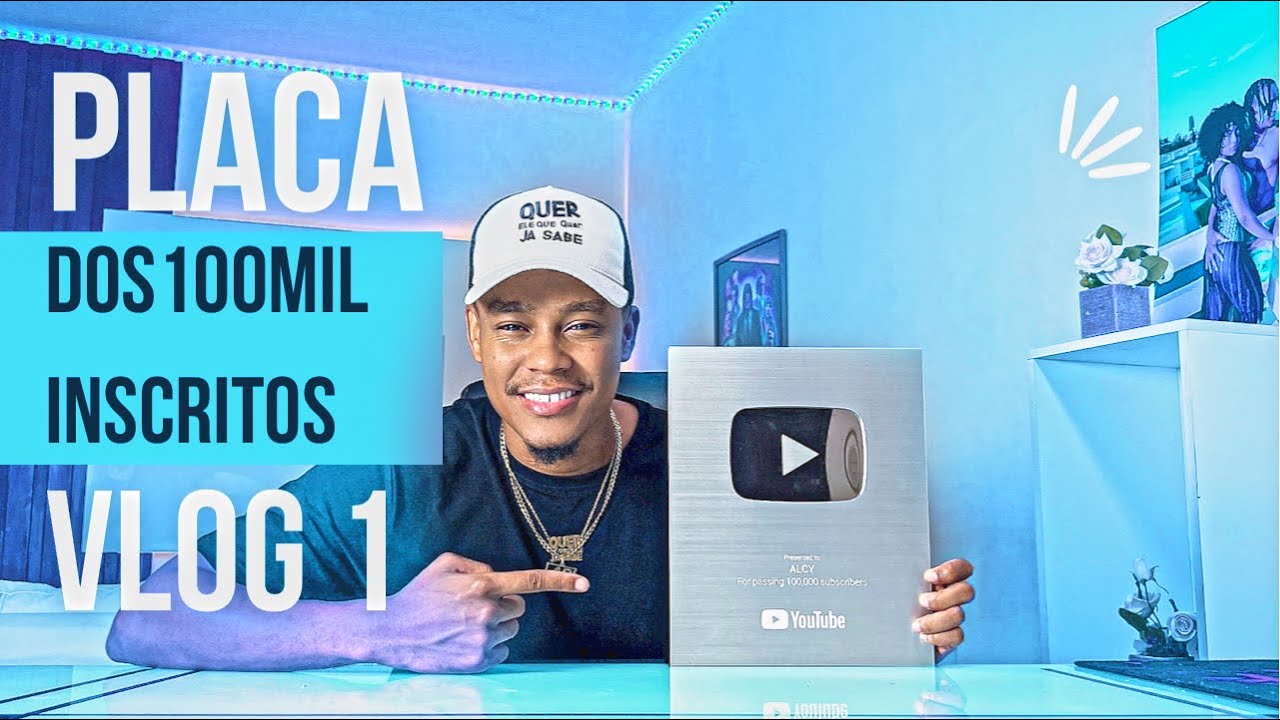 PLACA DOS 100 MIL INSCRITOS | ALCY VLOG 1