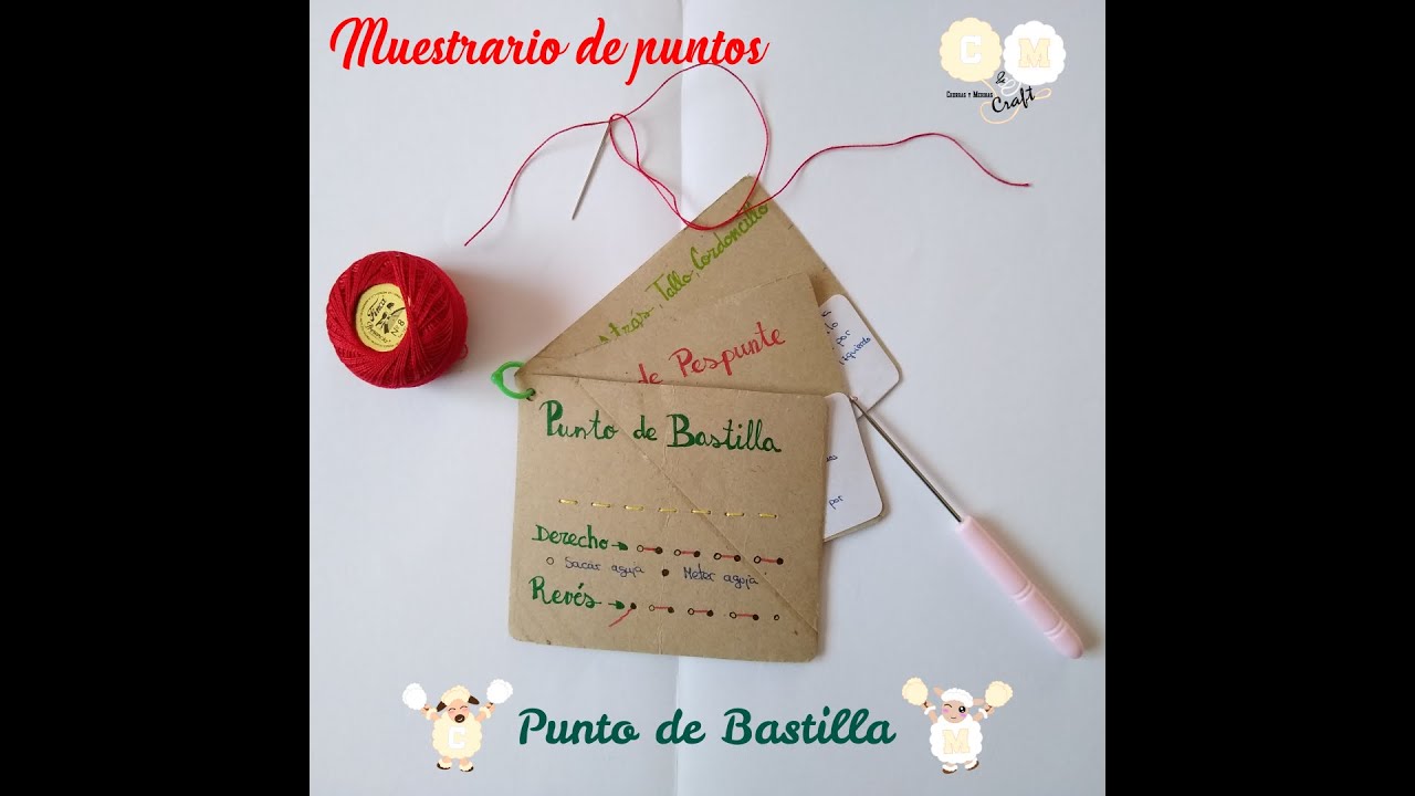 Punto Bastilla - Bordar Papel (Muestrario de puntos)