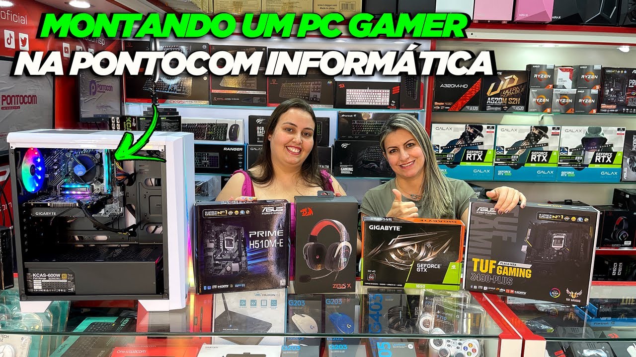 MONTANDO UM PC GAMER, NA PONTOCOM INFORMÁTICA STA EFIGÊNIA!