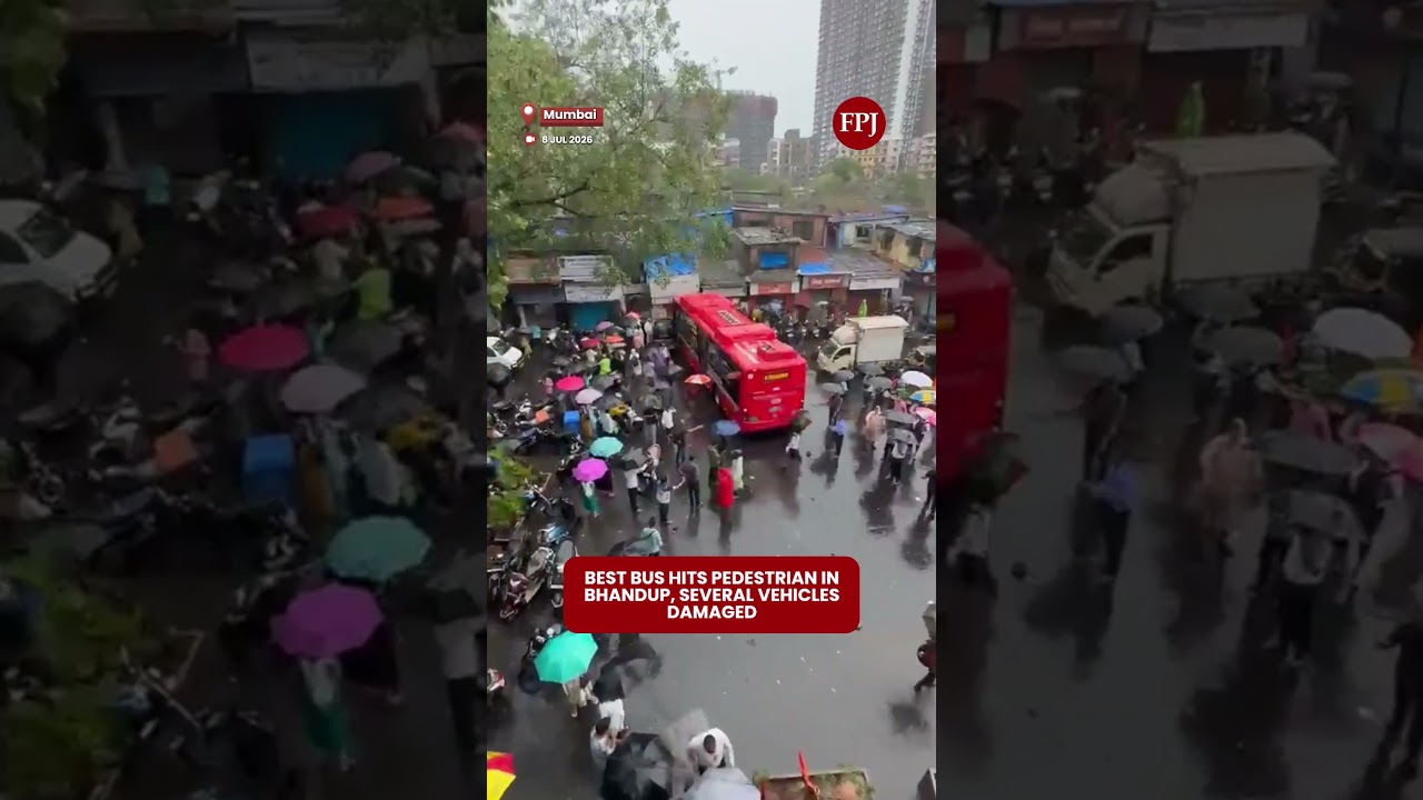 BEST Bus Hits Pedestrian In Mumbai's Bhandup, Several Vehicles Damaged