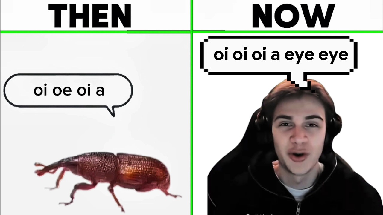 Oi oi oi a eye eye Meme Then vs Now